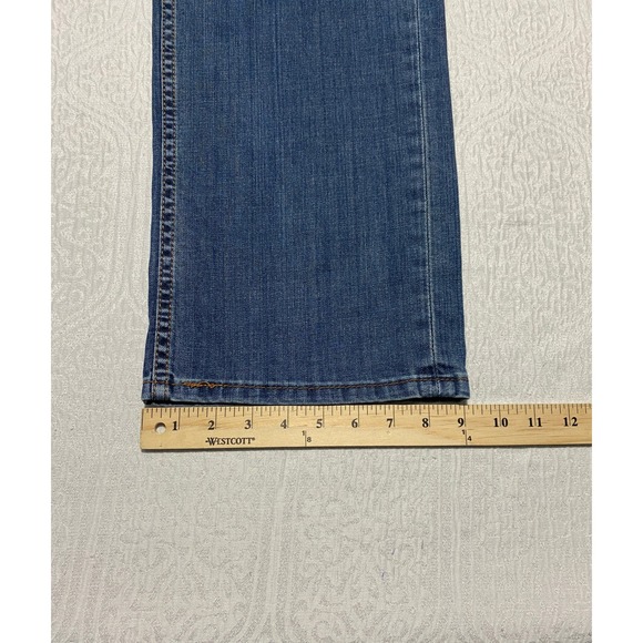 Levi's 559 Relaxed Straight Fit Jeans Men's 38×34 Blue Denim Pants Whiskers - Picture 8 of 9